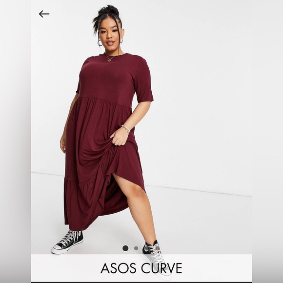 Maroon Maxi dress - Picture 1 of 4
